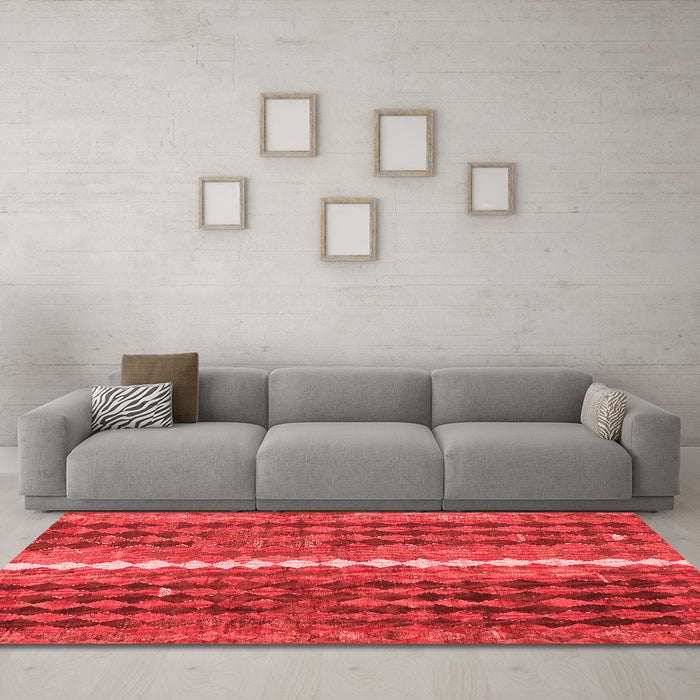 Traditional Red Washable Rugs
