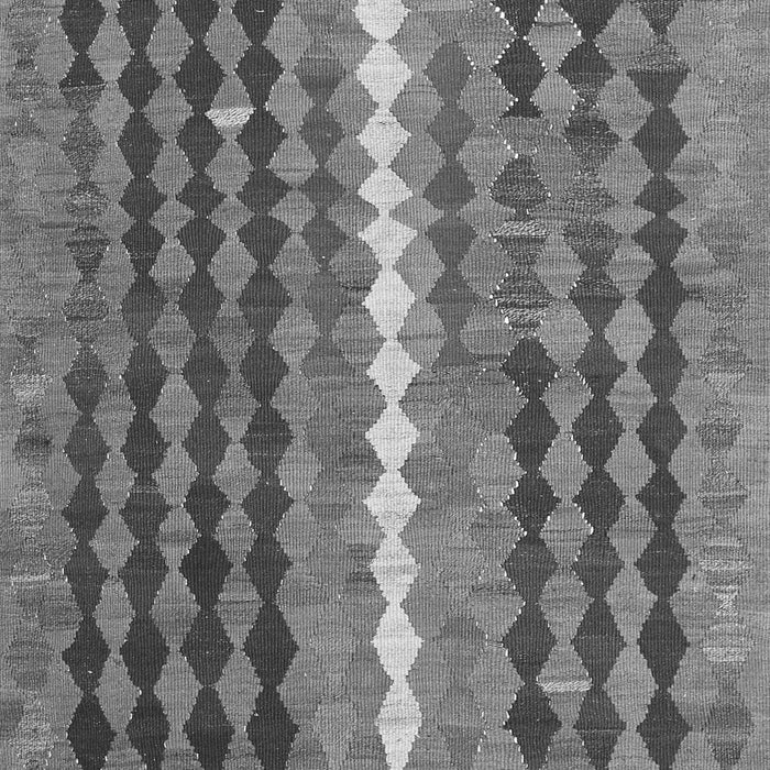 Serging Thickness of Machine Washable Oriental Gray Traditional Rug, wshcon793gry