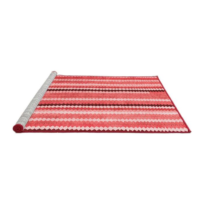 Country Red Washable Rugs