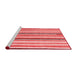 Country Red Washable Rugs