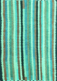 Southwestern Turquoise Country Rug, con794turq