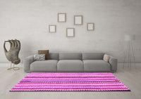 Machine Washable Southwestern Pink Country Rug, wshcon794pnk