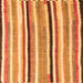 Serging Thickness of Southwestern Orange Country Rug, con794org