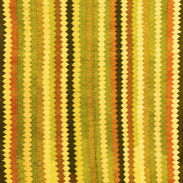 Machine Washable Southwestern Yellow Country Rug, wshcon794yw