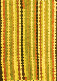 Southwestern Yellow Country Rug, con794yw