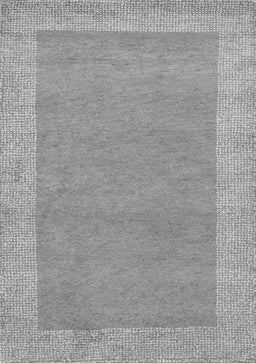 Abstract Gray Contemporary Rug, con795gry