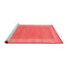 Contemporary Red Washable Rugs