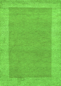 Abstract Green Contemporary Rug, con795grn