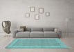 Machine Washable Abstract Light Blue Contemporary Rug in a Living Room, wshcon795lblu