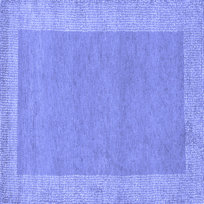 Square Machine Washable Abstract Blue Contemporary Rug, wshcon795blu