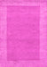 Machine Washable Abstract Pink Contemporary Rug, wshcon795pnk