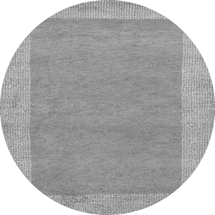 Machine Washable Abstract Gray Contemporary Rug, wshcon795gry