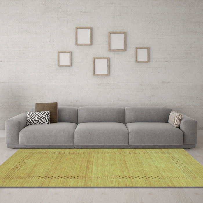 Machine Washable Abstract Light Blue Contemporary Rug in a Living Room, wshcon796lblu