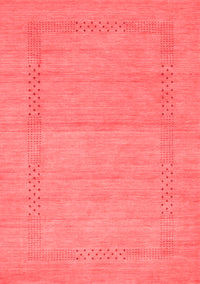 Abstract Red Contemporary Rug, con796red