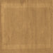 Square Abstract Brown Contemporary Rug, con797brn