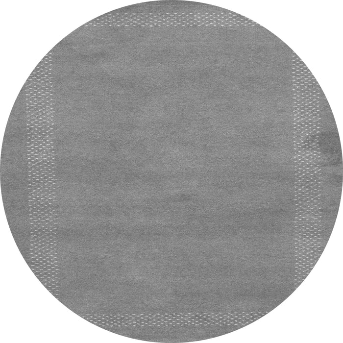 Machine Washable Abstract Gray Contemporary Rug, wshcon797gry