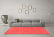 Contemporary Red Washable Rugs