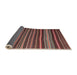 Thickness of Contemporary Saffron Red Southwestern Rug, con798