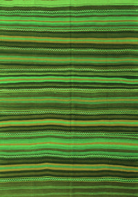 Southwestern Green Country Rug, con798grn