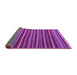 Sideview of Southwestern Purple Country Rug, con798pur