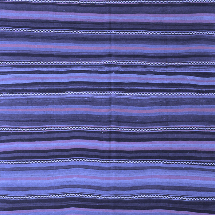 Machine Washable Southwestern Blue Country Rug, wshcon798blu