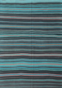 Southwestern Light Blue Country Rug, con798lblu