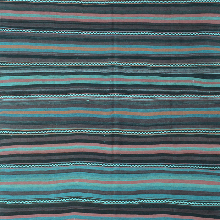 Southwestern Light Blue Country Rug, con798lblu