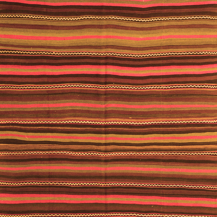 Serging Thickness of Machine Washable Southwestern Orange Country Area Rugs, wshcon798org