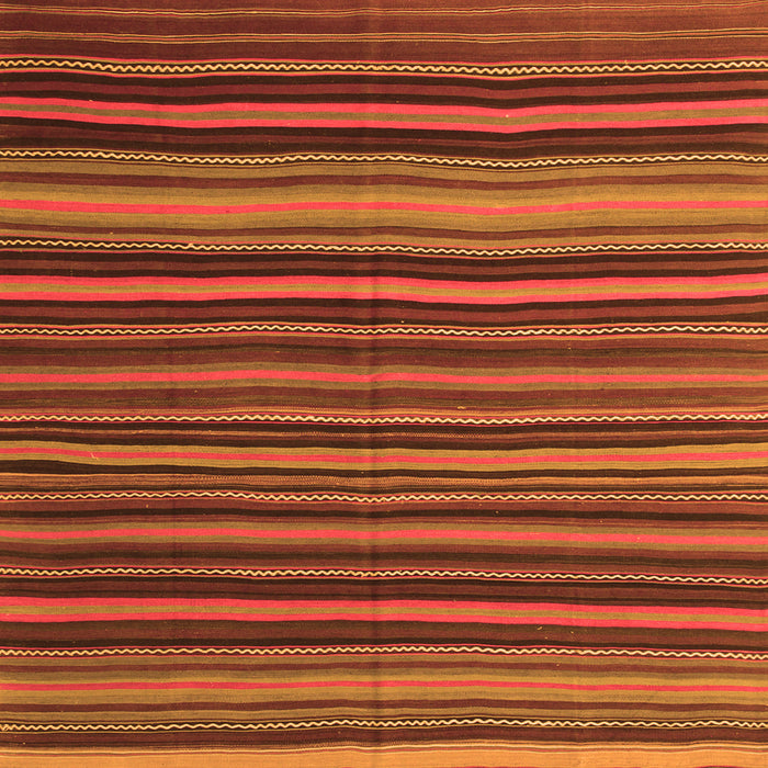 Serging Thickness of Southwestern Orange Country Rug, con798org