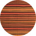 Machine Washable Southwestern Orange Country Area Rugs, wshcon798org