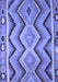 Southwestern Blue Country Rug, con799blu