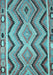 Southwestern Light Blue Country Rug, con799lblu