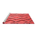 Country Red Washable Rugs