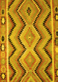 Southwestern Yellow Country Rug, con799yw