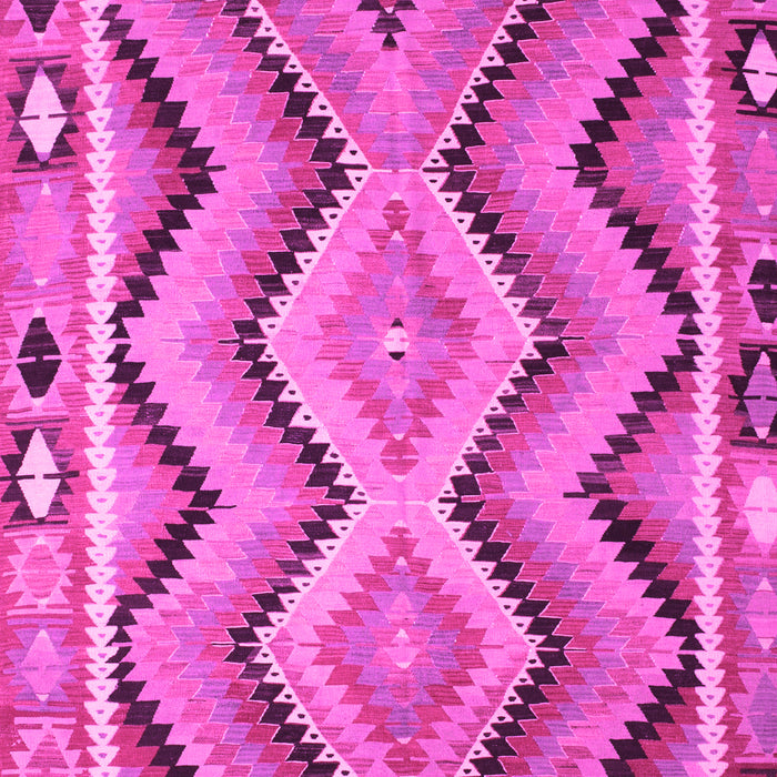 Machine Washable Southwestern Pink Country Rug, wshcon799pnk