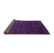 Sideview of Abstract Purple Contemporary Rug, con79pur