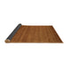 Thickness of Contemporary Mahogany Brown Modern Rug, con80