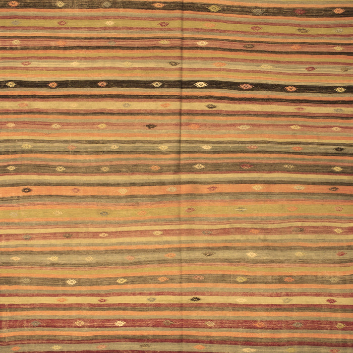 Machine Washable Southwestern Brown Country Rug, wshcon800brn