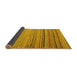 Sideview of Southwestern Yellow Country Rug, con800yw