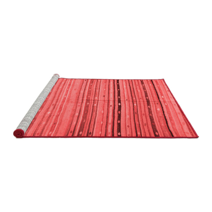 Country Red Washable Rugs