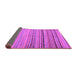 Sideview of Southwestern Purple Country Rug, con800pur