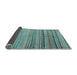 Sideview of Southwestern Light Blue Country Rug, con800lblu