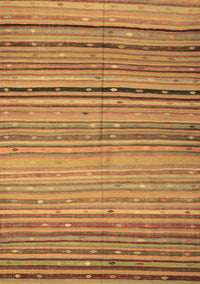 Southwestern Brown Country Rug, con800brn