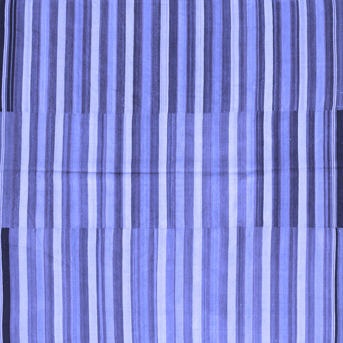 Square Southwestern Blue Country Rug, con801blu