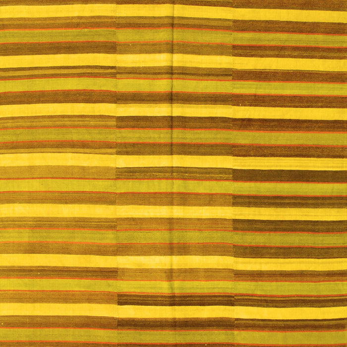 Machine Washable Southwestern Yellow Country Rug, wshcon801yw