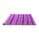 Sideview of Machine Washable Southwestern Purple Country Area Rugs, wshcon802pur