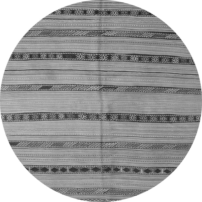 Square Southwestern Gray Country Rug, con802gry