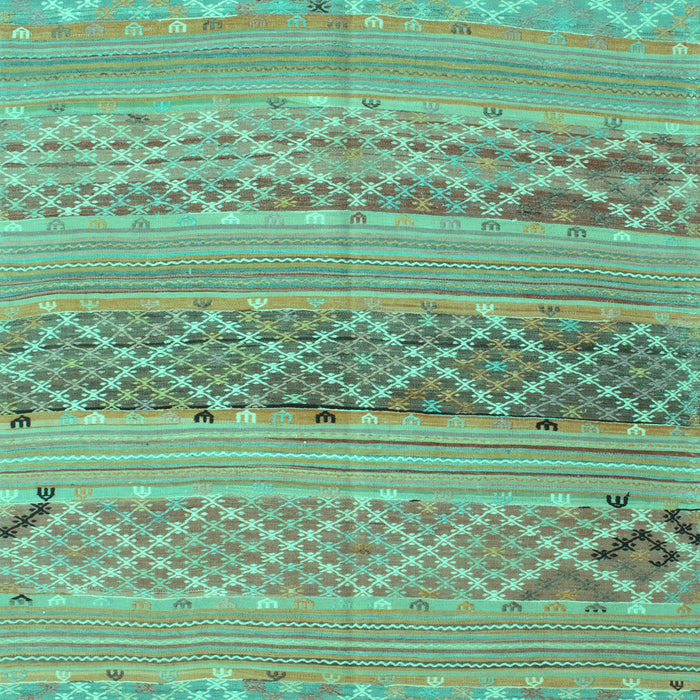 Southwestern Turquoise Country Rug, con803turq