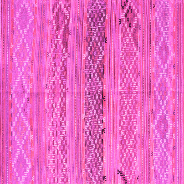 Square Southwestern Pink Country Rug, con803pnk