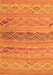 Serging Thickness of Machine Washable Southwestern Orange Country Area Rugs, wshcon803org